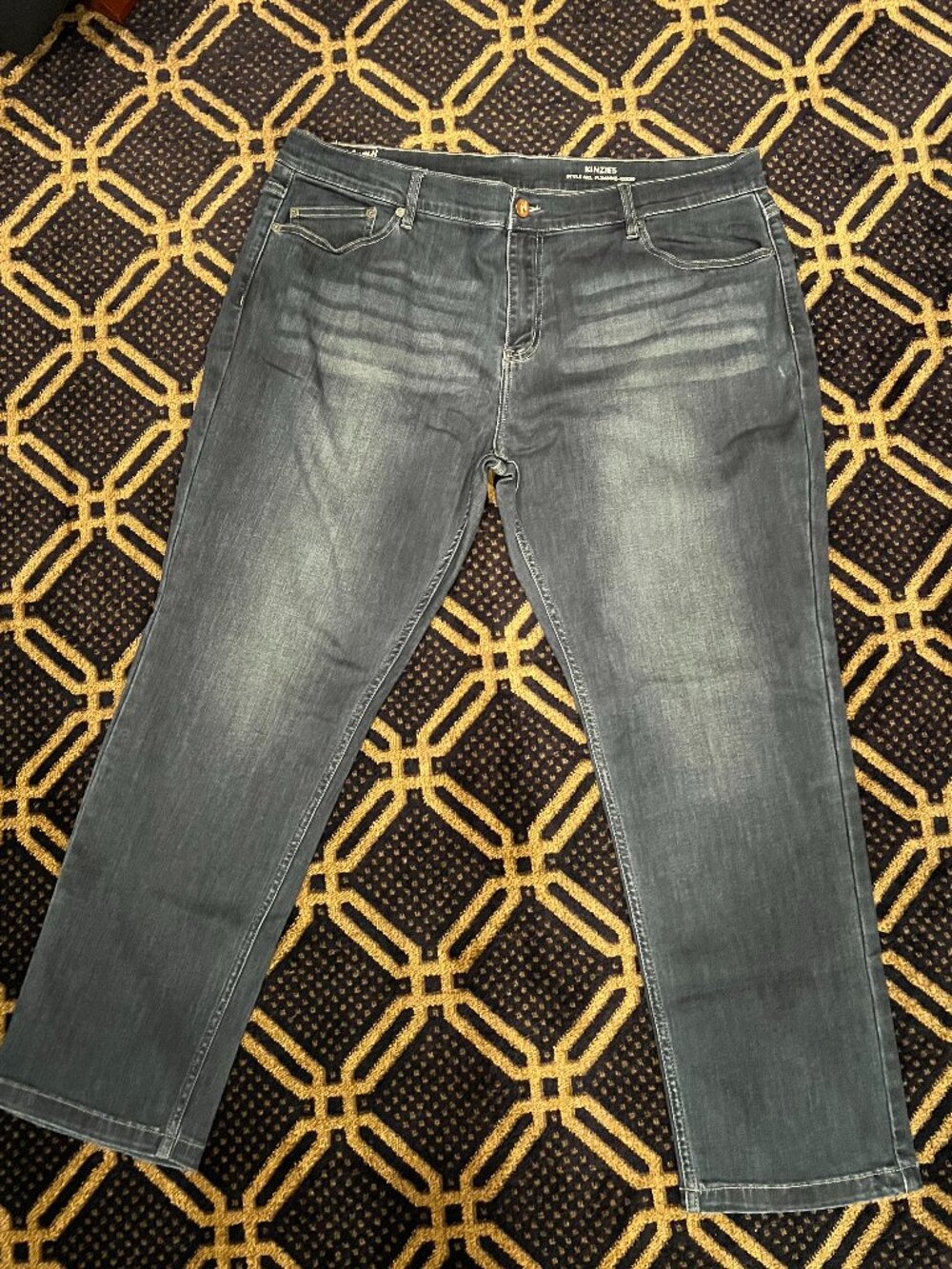 Mugsy Jeans Kinzies Men’s 42x30 Dark Wash Stretch Jeans